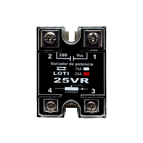 Variador de Potência Tiristorizado LOTI 25VR ângulo de fase