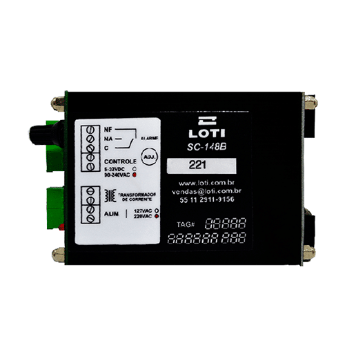 Sensor de resistência queimada LOTI SC-148B para instalação em trilho DIN
