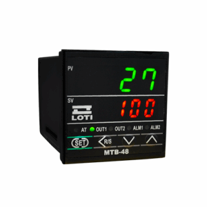 48x48 → Controlador de temperatura LOTI 48x48 para aquecimento industrial